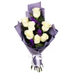 Букет из белых роз россия